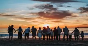 canadian family class immigration program candidates at a beach